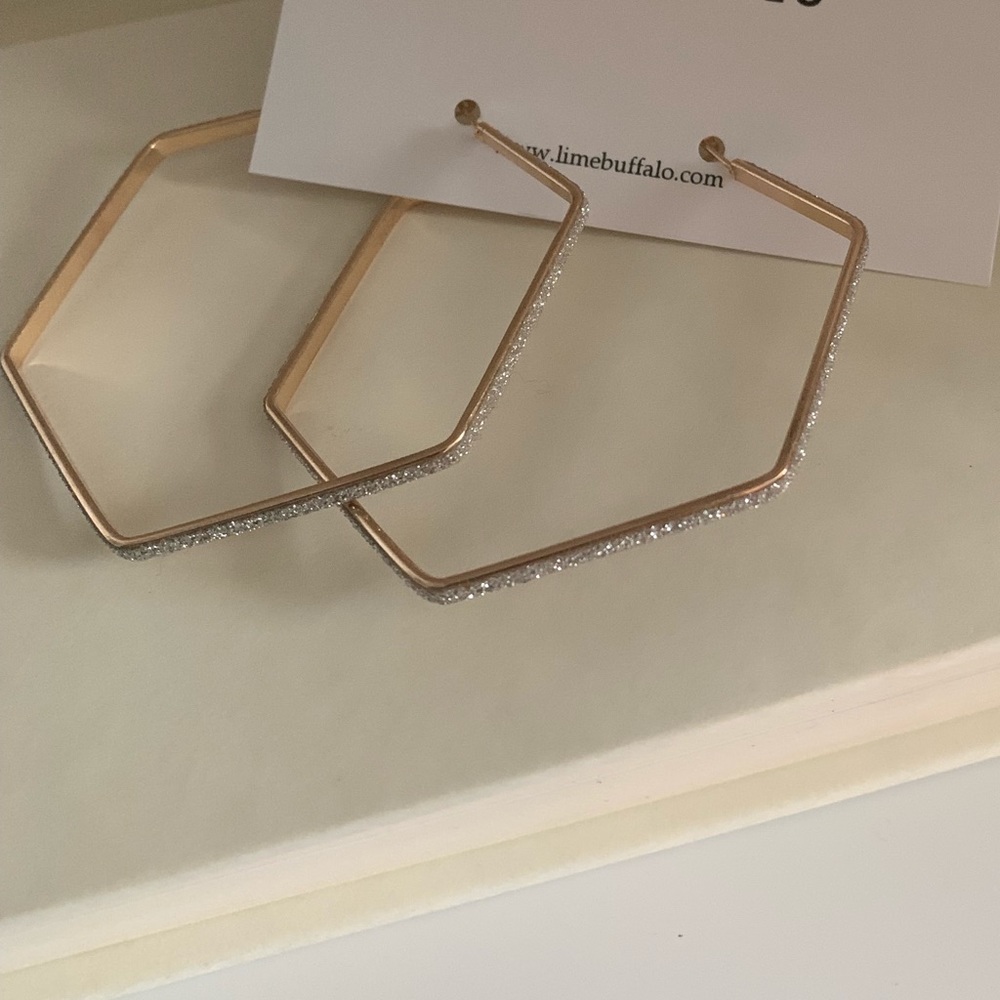 Gold Inspired Hoops. Gold Earrings. Fashion.